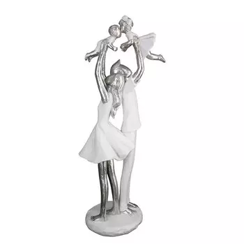 Декоративная скульптура GILDE Familienzeit, белый