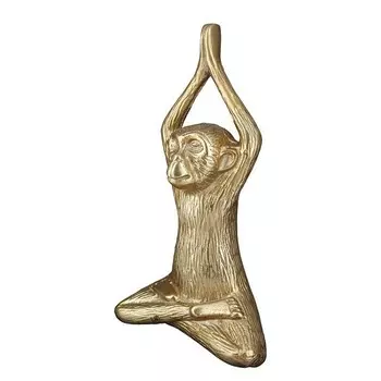 Декоративная скульптура GILDE Monkey Typ A, золотой