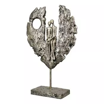 Декоративная скульптура GILDE Paar im Herz цвет antikfinish
