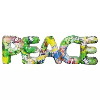 Декоративная скульптура GILDE Peace Street Art, многоцветный