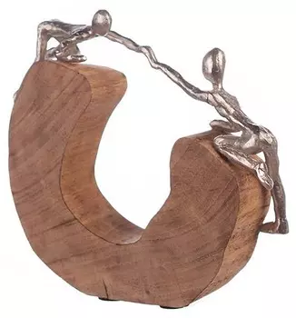 Декоративная скульптура GILDE Support, серебряный