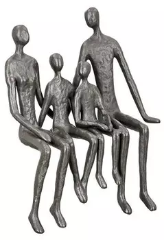 Декоративная скульптура MF Kantensitzer Familie, черный