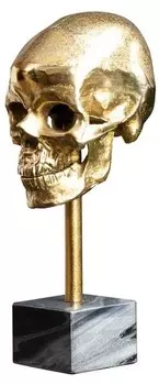 Декоративная скульптура Riess-Ambiente SKULL цвет goldgrau