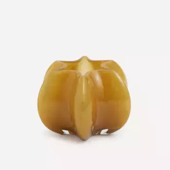 Декоративная стеклянная фигурка Sambir El Corte Ingls, горчица