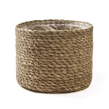 Декоративная универсальная корзина мини-размера KPM — бежевый — 12x12x10 см