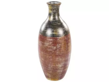 Декоративная ваза Beliani MANDINIA цвет schwarz/braun/gold