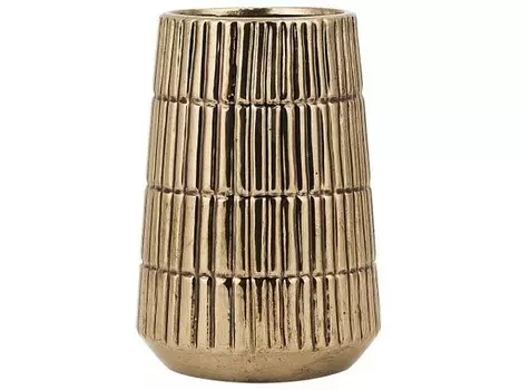 Декоративная ваза Beliani QANAWAT, золотой