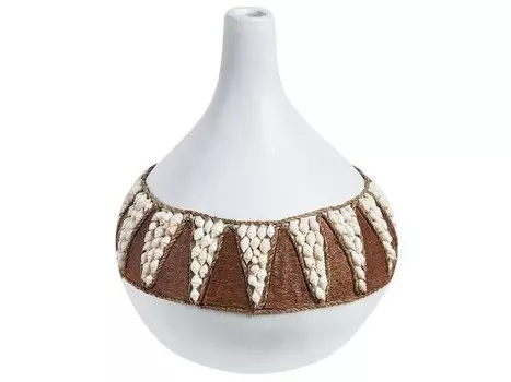 Декоративная ваза Beliani SIMPANG цвет eiche dunkel/wei