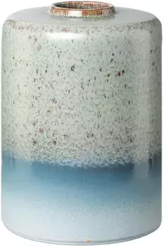 Декоративная ваза для дома "Муху", (1 шт.), настольная ваза, керамогранит, с цветовым градиентом Home affaire 35 см, 24 см, цвет eisblau-blau-grn-natur-braun