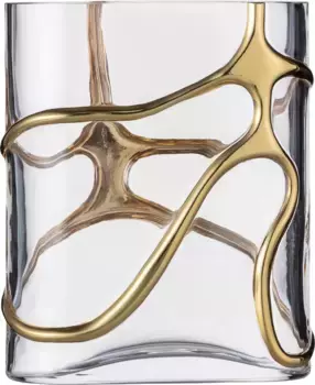 Декоративная ваза Eisch "Звездные врата", ручная отделка, покрытие из настоящего стекла Высота: 22,3 см, цвет transparent