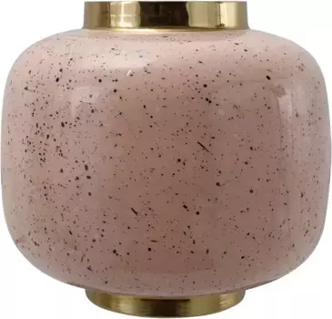 Декоративная ваза Kayoom "Ваза Арт Деко 325", (1 шт.) 20х19х20 см, 20 см, розовый/мульти