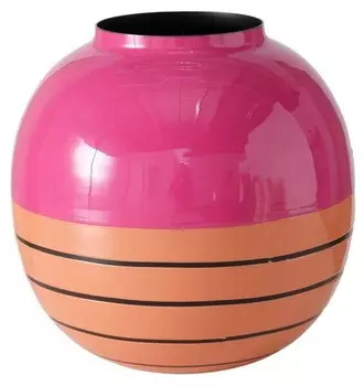 Декоративная ваза MF Tucol цвет orange/pink