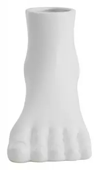 Декоративная ваза Nordal Aruba in Fuform, белый