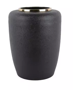 Декоративная ваза Present Time Dex, черный