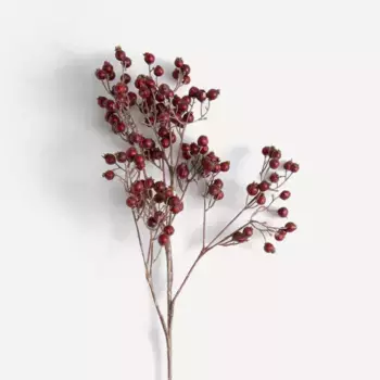 Декоративная ветка из лесных фруктов Рождество El Corte Ingls, красный