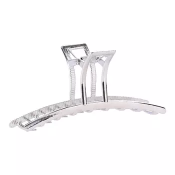 Декоративная заколка, заколка для волос - серебро Hedo