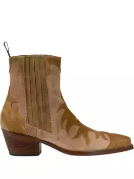 Декоративно вышитые ковбойские сапоги SARTORE, коричневый