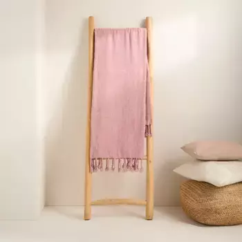 Декоративное одеяло Chenille Plain Basics El Corte Ingls, розовый
