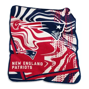 Декоративное одеяло New England Patriots 50 x 60 дюймов, разноцветный