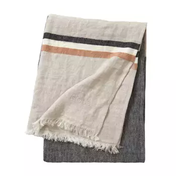 Декоративное одеяло Stripe Linen Hugo Boss, разноцветный