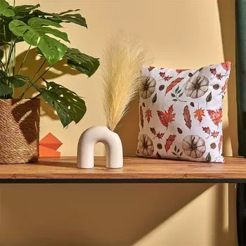 Декоративное перо Q-Art — кремовое — 44 см