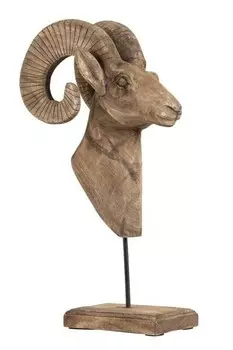 Декоративное украшение Light & Living RAM, коричневый