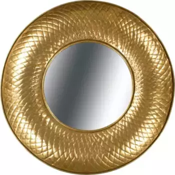 Декоративное зеркало Kayoom "Cleo 280", настенное зеркало, золото 92х92х10 см, 92 см, цвет Gold
