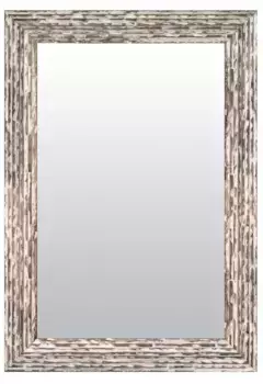 Декоративное зеркало Lenfra "Чарли", (1 шт.), настенное зеркало 73х113х2,2 см, коричневый