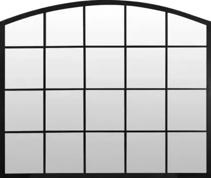Декоративное зеркало Lenfra "Даллас", (1 шт.), настенное зеркало 76х90х2,5 см, черный