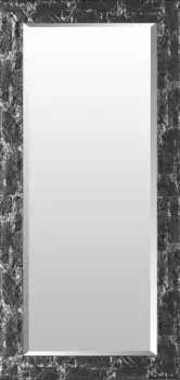 Декоративное зеркало Lenfra "Ева", настенное зеркало 55х115х3 см, черный