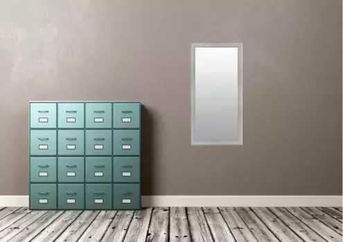 Декоративное зеркало Lenfra "Фенна", (1 шт.), настенное зеркало 57х77х1,1 см, цвет silberfarben