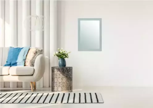 Декоративное зеркало Lenfra "Карен", (1 шт.), настенное зеркало 57х77х2,2 см, цвет Silberfarben