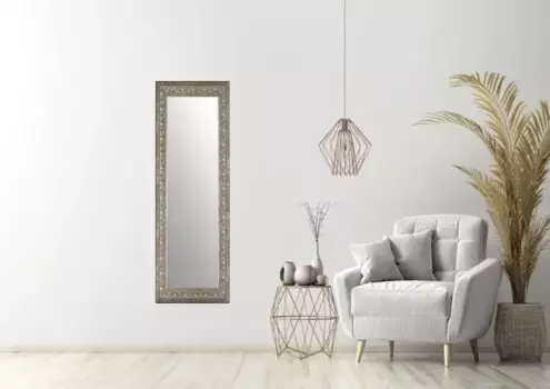 Декоративное зеркало Lenfra "Ноэми", (1 шт.), настенное зеркало 65х105х3 см, цвет silberfarben