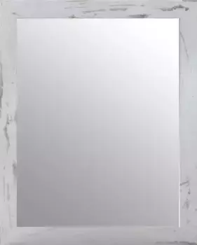 Декоративное зеркало Lenfra "Риа", (1 шт.), настенное зеркало 49х139х2,2 см, белый