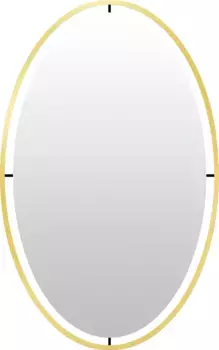 Декоративное зеркало Lenfra "Салем", (1 шт.), настенное зеркало 60х80х2 см, цвет goldfarben