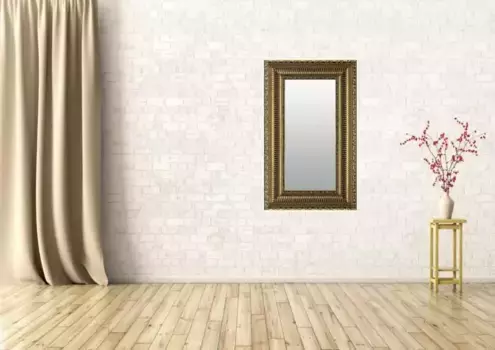 Декоративное зеркало Lenfra "Smilla", (1 шт.), настенное зеркало 73х113х4,9 см, цвет goldfarben