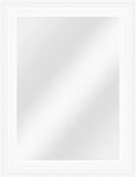 Декоративное зеркало Lenfra "Весна", (1 шт.), настенное зеркало 53х73х3,6 см, белый