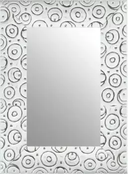 Декоративное зеркало Lenfra "Zenta", (1 шт.), настенное зеркало 69х109х4,5 см, серый