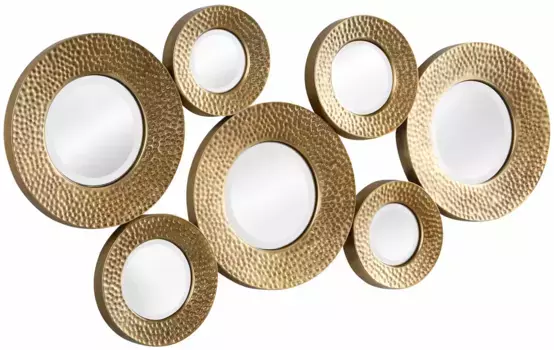 Декоративное зеркало Leonique "Зеркало, золото", стоячее зеркало, современное, гламурное 102х52х5 см, цвет goldfarben