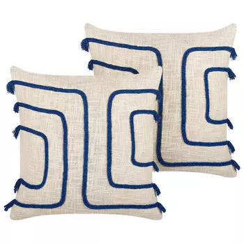 Декоративные подушка Beliani, 45x45 см, бежевый