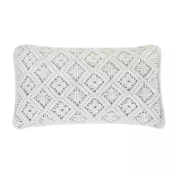 Декоративные подушка Beliani, 50x30x10 см, белый