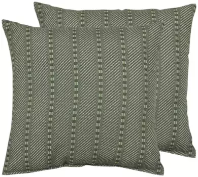 Декоративные подушки GO-DE "Клара", набор из 2 шт., 48x48 см 48х48 см, зеленый