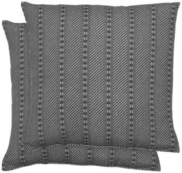 Декоративные подушки GO-DE "Клара", набор из 2 шт., 48x48 см 48х48 см, цвет anthrazit