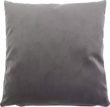 Декоративные подушки Gzze "Дюваль", на молнии, чехол без наполнителя, 2 шт 50х50 см, цвет anthrazit + unifarben