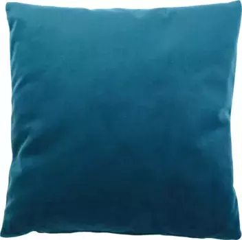 Декоративные подушки Gzze "Дюваль", на молнии, чехол без наполнителя, 2 шт 60х40 см, цвет petrol + unifarben