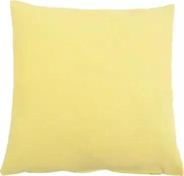 Декоративные подушки Gzze "Милан", на молнии, чехол без наполнителя, 2 шт 50х50 см, светло-желтый