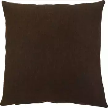 Декоративные подушки Gzze "Милан", на молнии, чехол без наполнителя, 2 шт 50х50 см, темно-коричневый