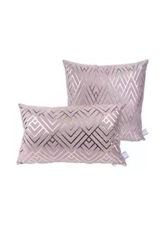 Декоративные подушки Margaux 200 набор из 2 шт. серо-коричневый/золотой Kayoom