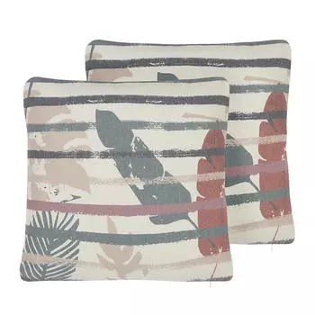 Декоративные подушки набор из 2-х штук Beliani, мультиколор