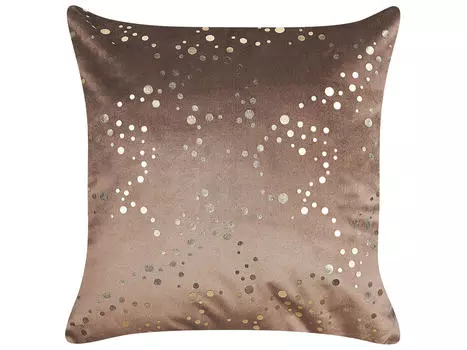 Декоративные подушки набор из 2-х штук Beliani, коричневый